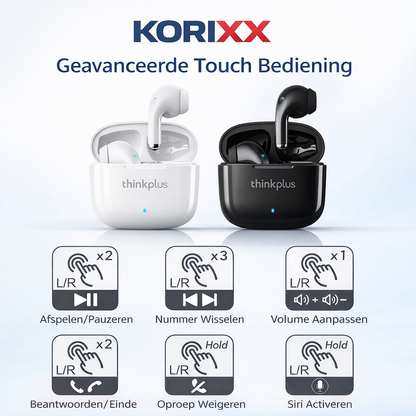 Lenovo LP40 Pro Draadloze Oordopjes – Bluetooth 5.3 & Touch Control