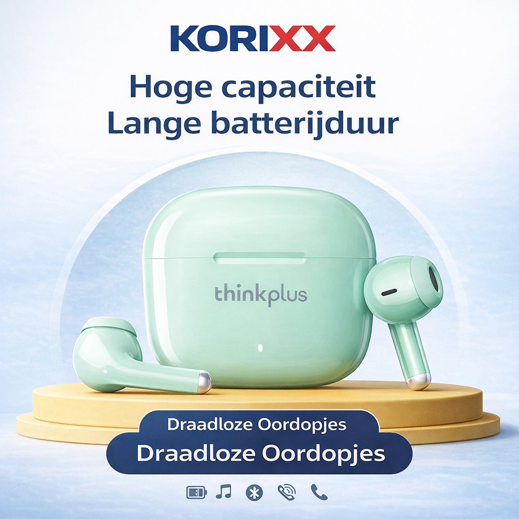 Lenovo LP40 Pro Draadloze Oordopjes – Bluetooth 5.3 & Touch Control