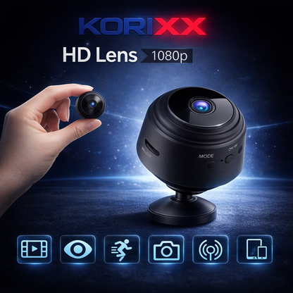 Mini WiFi Beveiligingscamera – 1080p HD met Nachtzicht & App